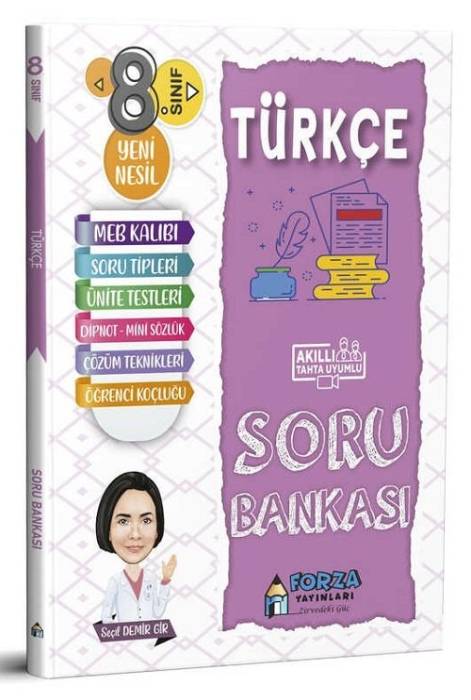 Forza 8. Sınıf Türkçe Soru Bankası Forza Yayınları