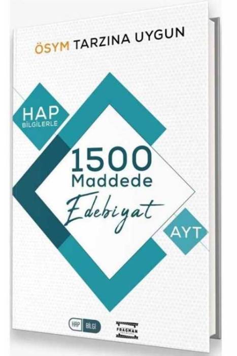Fragman AYT HAP Bilgilerle 1500 Maddede AYT Edebiyat Fragman Yayınları