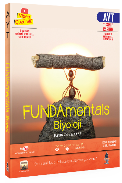 Fundamental AYT FUNDAmentals Biyoloji Konu Anlatımlı Soru Bankası Fundamental Yayınları