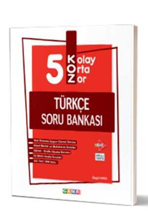Gama KOZ 5 Türkçe Soru Bankası Gama Yayınları