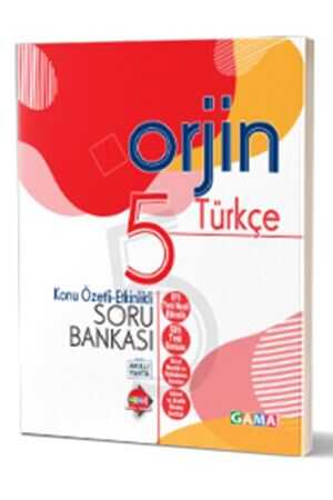 Gama Orjin 5 Türkçe Konu Özetli Etkinlikli Soru Bankası Gama Yayınları