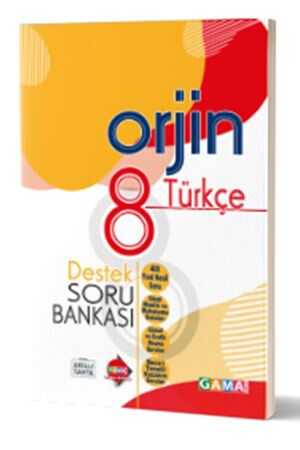 Gama Orjin 8 Türkçe Destek Soru Bankası Gama Yayınları