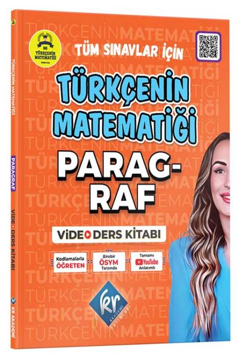Gamze Hoca Türkçenin Matematiği Tüm Sınavlar İçin Paragraf Video Ders Kitabı KR Akademi Yayınları