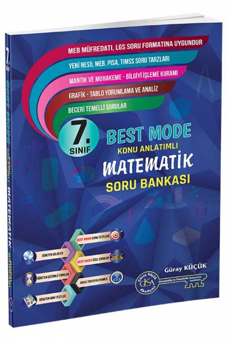 Gür 7. Sınıf Matematik Best Mode Konu Anlatımlı Soru Bankası Gür Yayınları