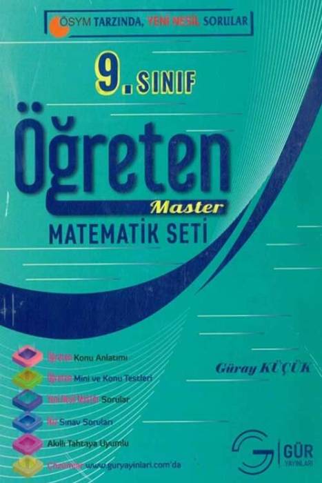 Gür 9. Sınıf Öğreten Master Matematik Seti Gür Yayınları