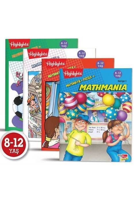 Highlights Mathmania Matematik Zeka ve Dikkat Gelişim Seti Dikkat Atölyesi Yayınları