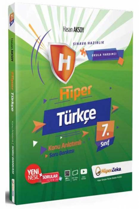 Hiper Zeka 7. Sınıf Hiper Türkçe Konu Anlatımlı Soru Bankası Hiper Zeka Yayınları