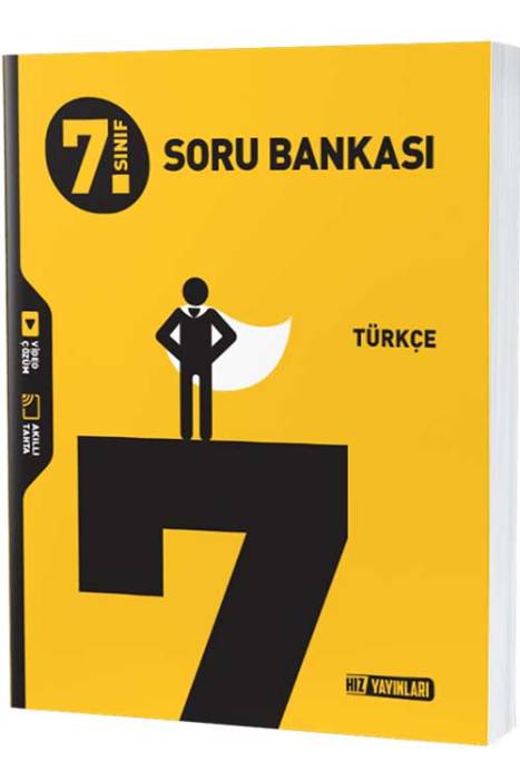 Hız 7. Sınıf Türkçe Soru Bankası Hız Yayınları