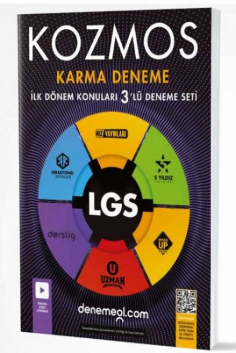 Hız 8. sınıf LGS 1. Dönem Kozmos Karma 3 lü Deneme Seti Hız Yayınları
