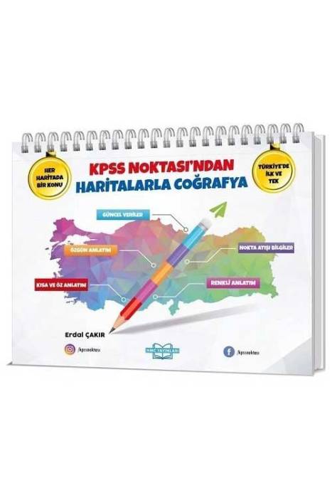 HMC KPSS Noktasından Haritalarla Coğrafya HMC Yayınları