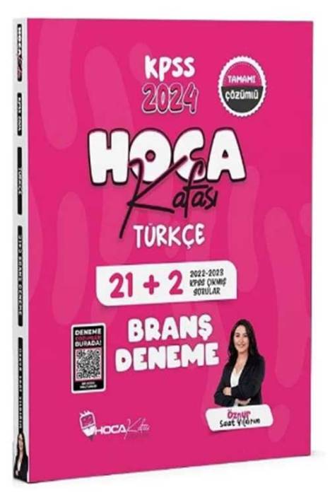 2024 KPSS Türkçe 21+2 Deneme Video Çözümlü Hoca Kafası Yayınları