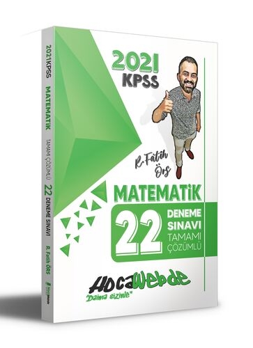 Hocawebde 2021 KPSS Matematik Tamamı Çözümlü 22 Deneme Hocawebde Yayınları