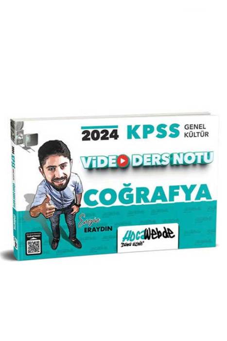 2024 KPSS Coğrafya Video Ders Notları HocaWebde Yayınları