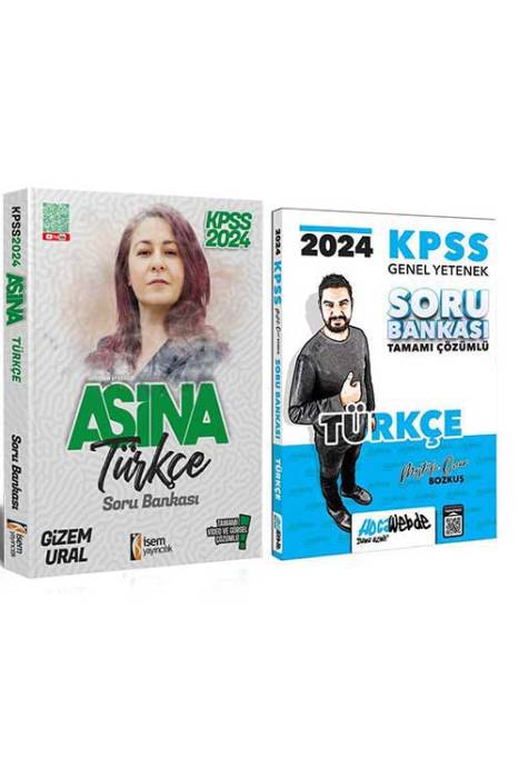 2024 KPSS Türkçe Soru Bankası Seti HocaWebde ve İsem Yayıncılık