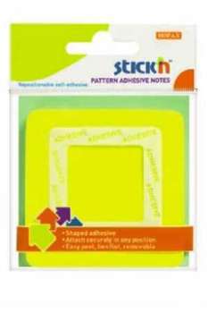 Hopax Stıckn Yapışkanlı Not Kağıdı Kare Fosforlu Sarı 50 YP 70x70 - Thumbnail