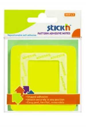 Hopax Stıckn Yapışkanlı Not Kağıdı Kare Fosforlu Sarı 50 YP 70x70