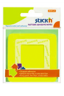 Hopax Stıckn Yapışkanlı Not Kağıdı Kare Fosforlu Sarı 50 YP 70x70