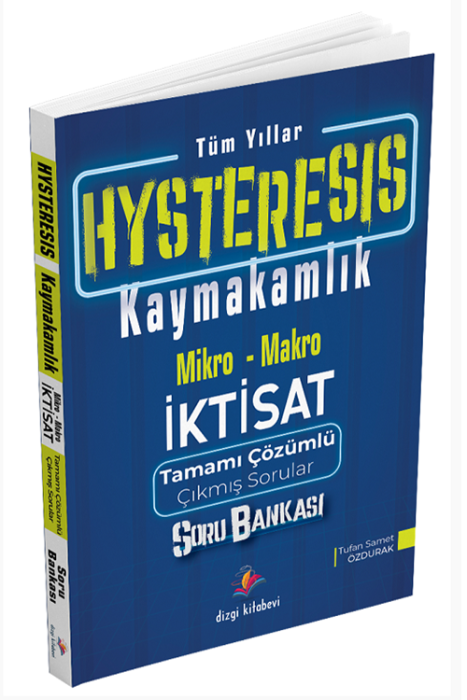 HYSTERESIS Mikro Makro İktisat Soru Bankası Çözümlü Dizgi Kitap Yayınları