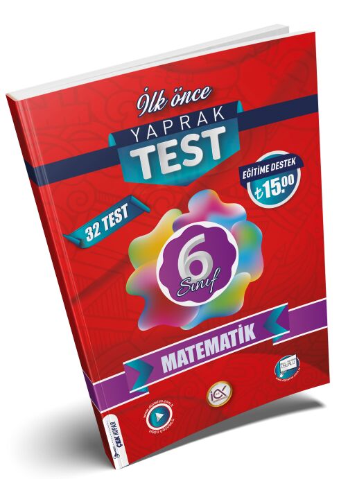 İlk Önce 6. Sınıf Matematik Yaprak Test İlk Önce Yayınları