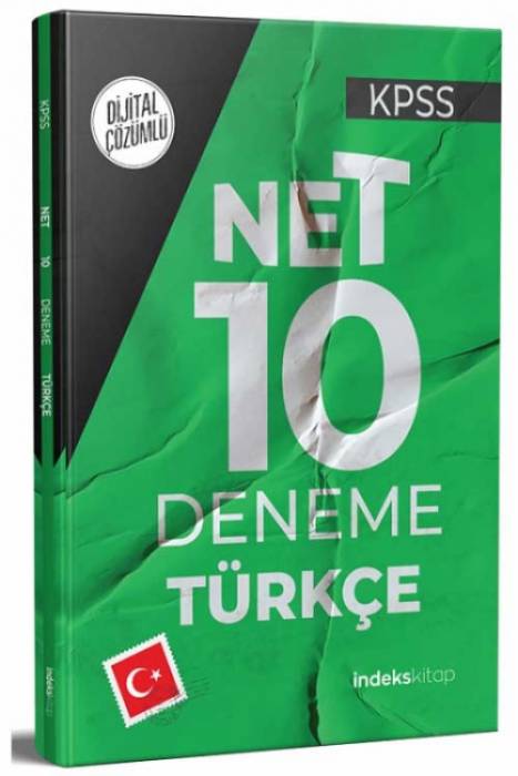 İndeks Kitap 2023 KPSS Türkçe Net 10 Deneme Dijital Çözümlü İndeks Kitap Yayıncılık