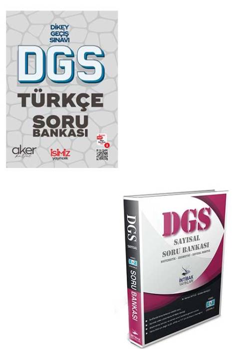 İntibak ve İşimiz Yayıncılık DGS Türkçe-Sayısal Soru Bankası Seti