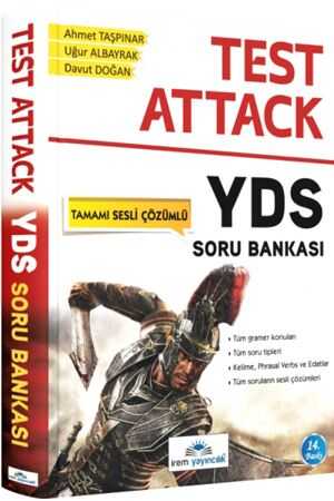 İrem Yayıncılık YDS Test Attack Soru Bankası