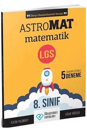 İrrasyonel 8. Sınıf AstroMAT Matematik Deneme Sınavı İrrasyonel Yayınları