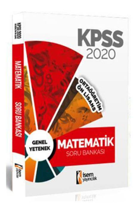 İsem 2020 KPSS Lise Ortaöğretim Ön Lisans Matematik Soru Bankası Çözümlü İsem Yayınları
