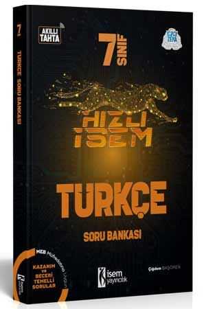 İsem 2022 7. Sınıf Hızlı İsem Türkçe Soru Bankası İsem Yayıncılık