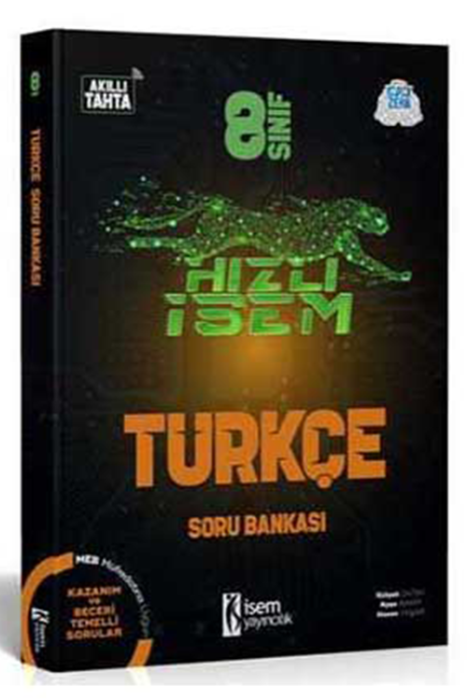 İsem 2022 8. Sınıf Hızlı İsem Türkçe Soru Bankası İsem Yayıncılık
