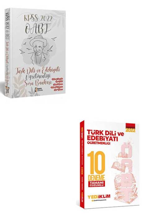 İsem 2022 KPSS ÖABT Türk Dili ve Edebiyatı Öğretmenliği Soru Bankası ve Yediiklim Deneme Seti