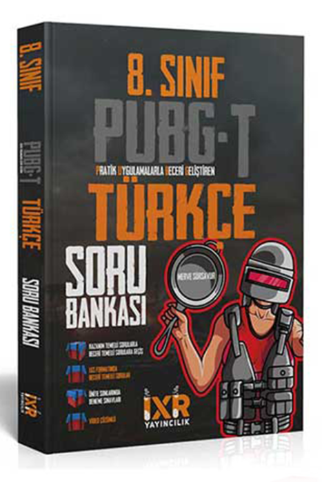 İxir 2023 8. Sınıf PUBG - T Türkçe Soru Bankası İxir Yayıncılık