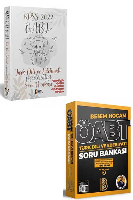 İsem Yayıncılık ve Benim Hocam Yayınları 2022 KPSS ÖABT Türk Dili ve Edebiyatı Soru Bankası Seti
