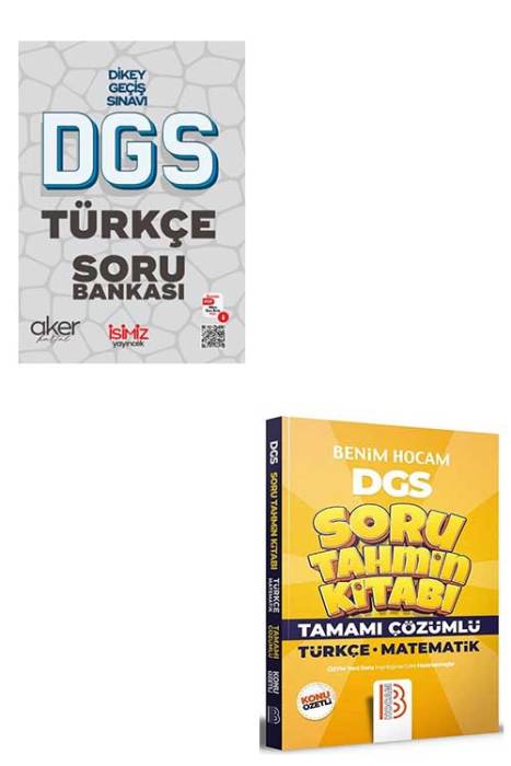 İşimiz ve Benim Hocam Yayınları DGS Türkçe Matematik Soru Tahmin Seti