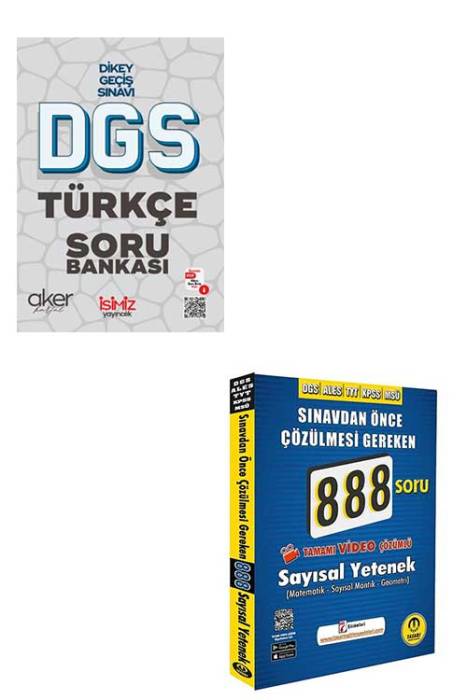 İşimiz ve Tasarı Yayınları DGS Türkçe-Sayısal Yetenek Soru Seti