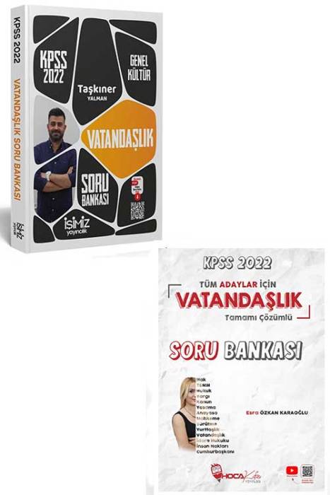 İşimiz Yayıncılık ve Hoca Kafası Yayınları KPSS Vatandaşlık Soru Bankası Seti