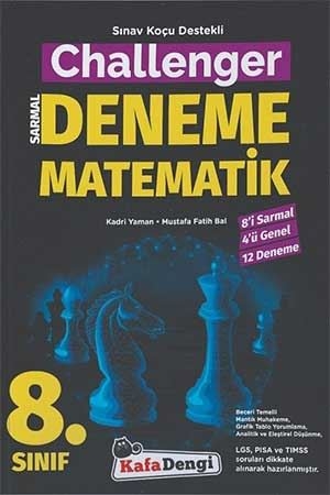 Kafa Dengi 8. Sınıf Matematik Challenger Sarmal 12 Deneme Kafa Dengi Yayınları