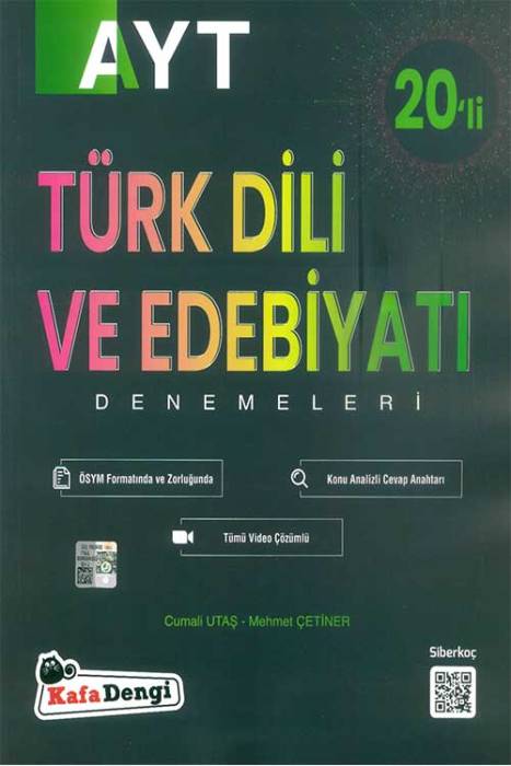 Kafa Dengi AYT Türk Dili ve Edebiyatı Branş Denemesi Kafa Dengi Yayınları