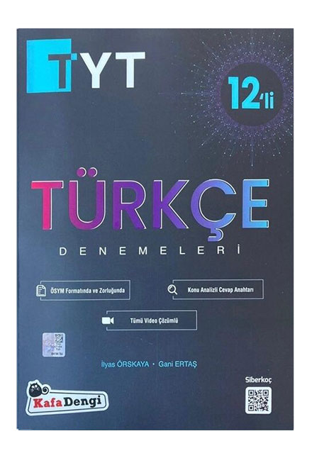 Kafa Dengi TYT Türkçe 12 li Branş Denemesi Kafa Dengi Yayınları