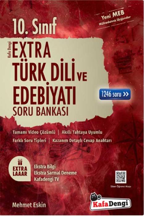 Kafadengi 10. Sınıf Türk Dili ve Edebiyatı Extra Soru Bankası Kafadengi Yayınları
