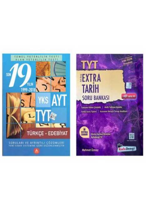 Kafadengi ve A Yayınları TYT AYT Tarih-Türkçe-Edebiyat Soru Seti