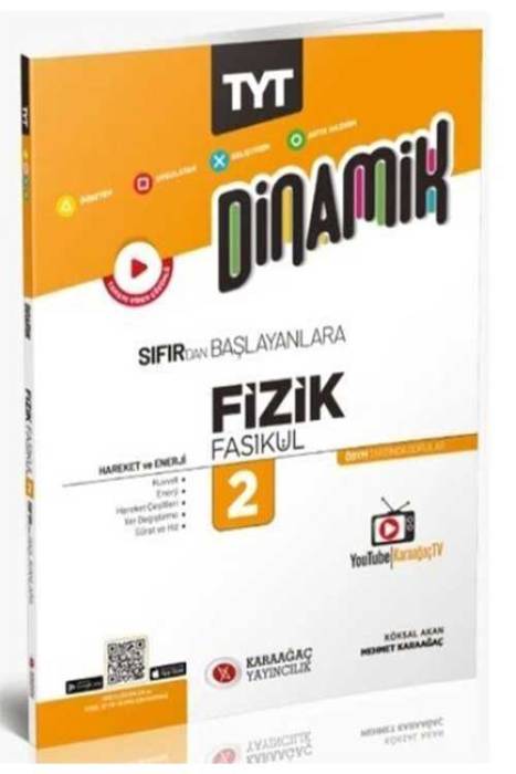 Karaağaç YKS TYT Fizik Dinamik Hareket ve Enerji Fasikülü-2 Karaağaç Yayınları