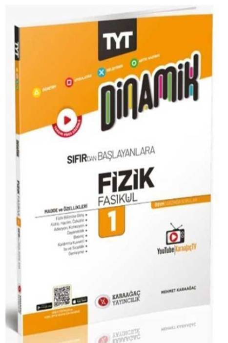 Karaağaç YKS TYT Fizik Dinamik Madde ve Özellikleri Fasikülü-1 Karaağaç Yayınları