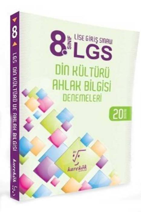 Karekök 8. Sınıf LGS Din Kültürü Ahlak Bilgisi Denemeleri Karekök Yayınları
