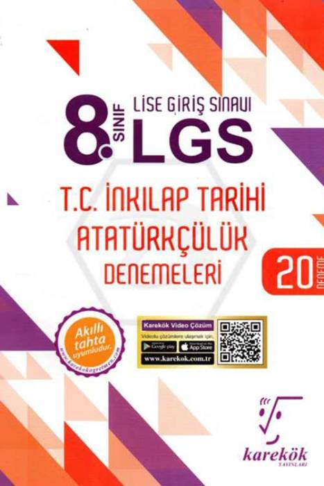 Karekök 8. Sınıf LGS T.C.İnkılap Tarihi ve Atatürkçülük 20'li Deneme Sınavı