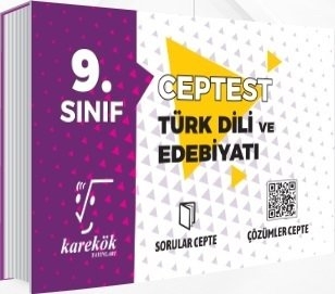 Karekök 9. Sınıf Türk Dili ve Edebiyatı Cep Test Karekök Yayınları