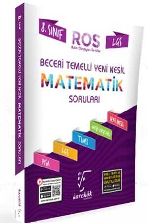 Karekök LGS 8.Sınıf Beceri Temelli Yeni Nesil Matematik Soruları Karekök Yayınları