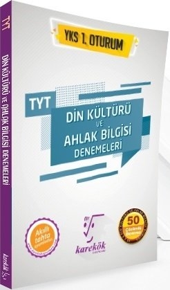 Karekök YKS TYT Din Kültürü ve Ahlak Bilgisi 50 Deneme Çözümlü Karekök Yayınları