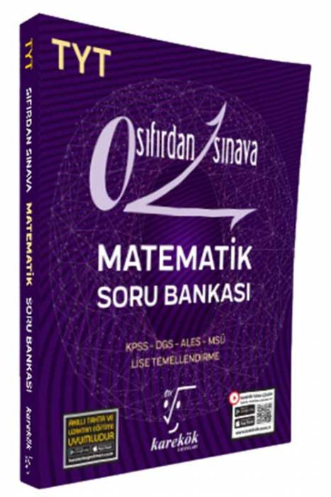 Karekök YKS TYT Sıfırdan Sınava Matematik Soru Bankası Karekök Yayınları