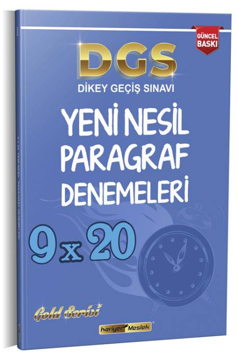 Kariyer Meslek DGS 9x20 Yeni Nesil Paragraf Denemeleri Kariyer Meslek Yayınları